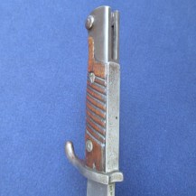 German WW1 M1898-05 nA mS Butcher Sawback Bayonet, Dated 1915 by Simson & Co 7